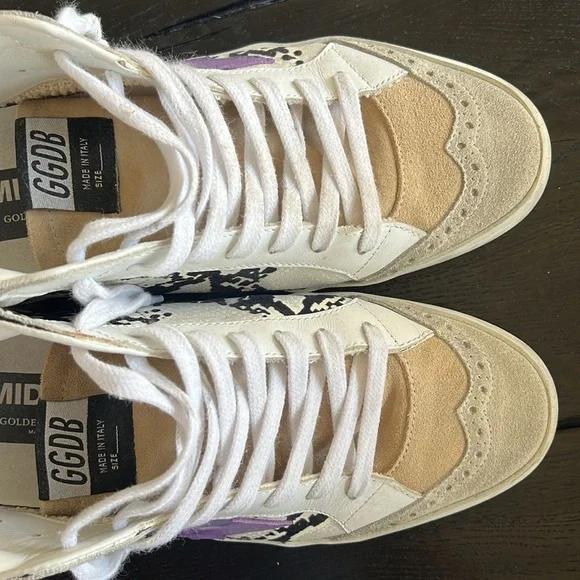 Golden Goose Mid Star Classic suede toe snake leather 38 - Picture 4 of 8